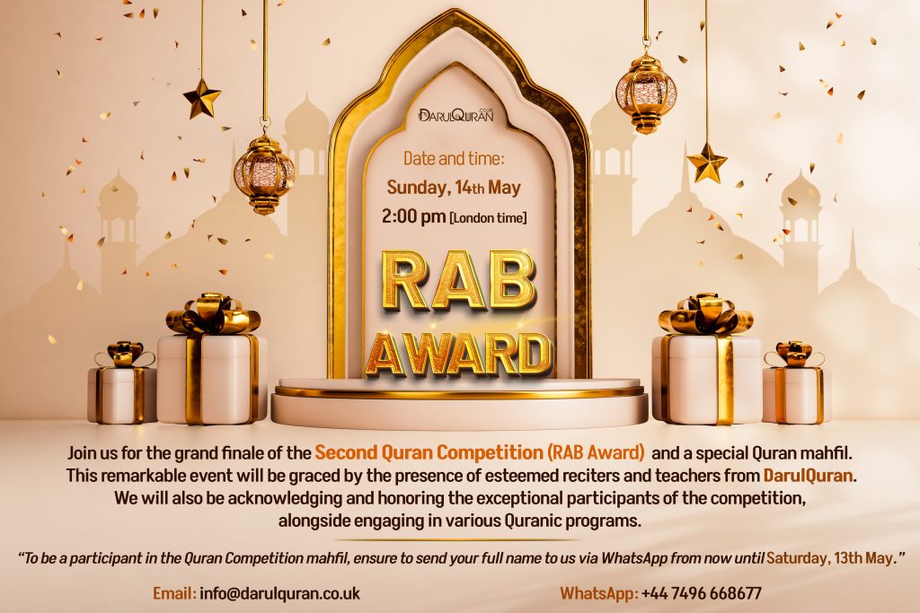 The Final RAB Award Winners of the Second International Quran Competition