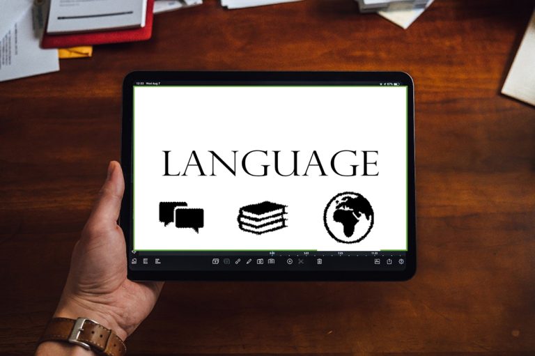 Learning a language online