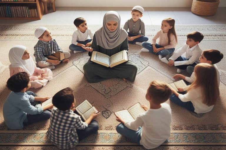 Kids at the Presence of Quran