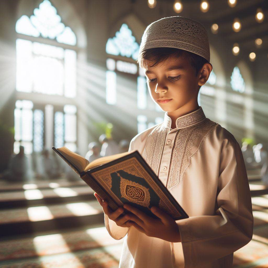 Reciting Holy Quran